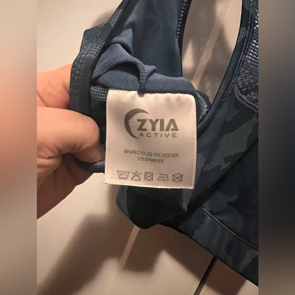 ZYIA | Bomber Bra | Blue Camo - Picture 5 of 5